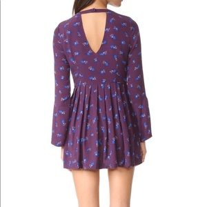 Free people tegan purple tunic size 8